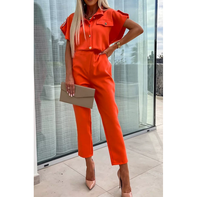Camira™ Schicker Taschen-Jumpsuit