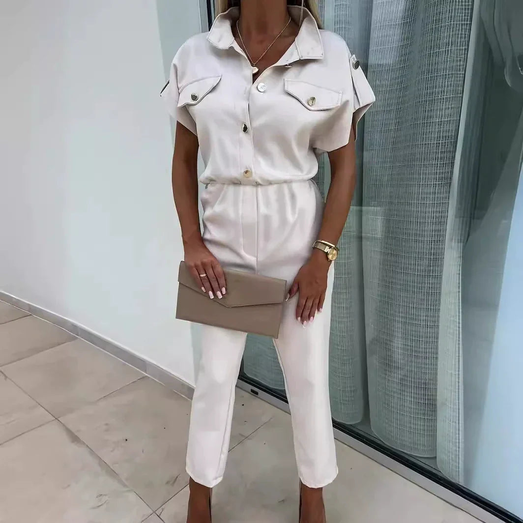 Camira™ Schicker Taschen-Jumpsuit