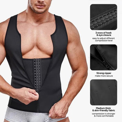 Damen Shapewear Top | 3D Schlankheits-Schnitt mit Stahlknochen | Verstellbar & Atmungsaktiv