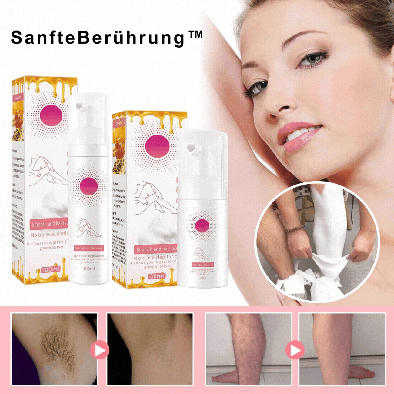 1+1 Gratis | SanfteBerührung™ Glatte Haut Selbstvertrauen
