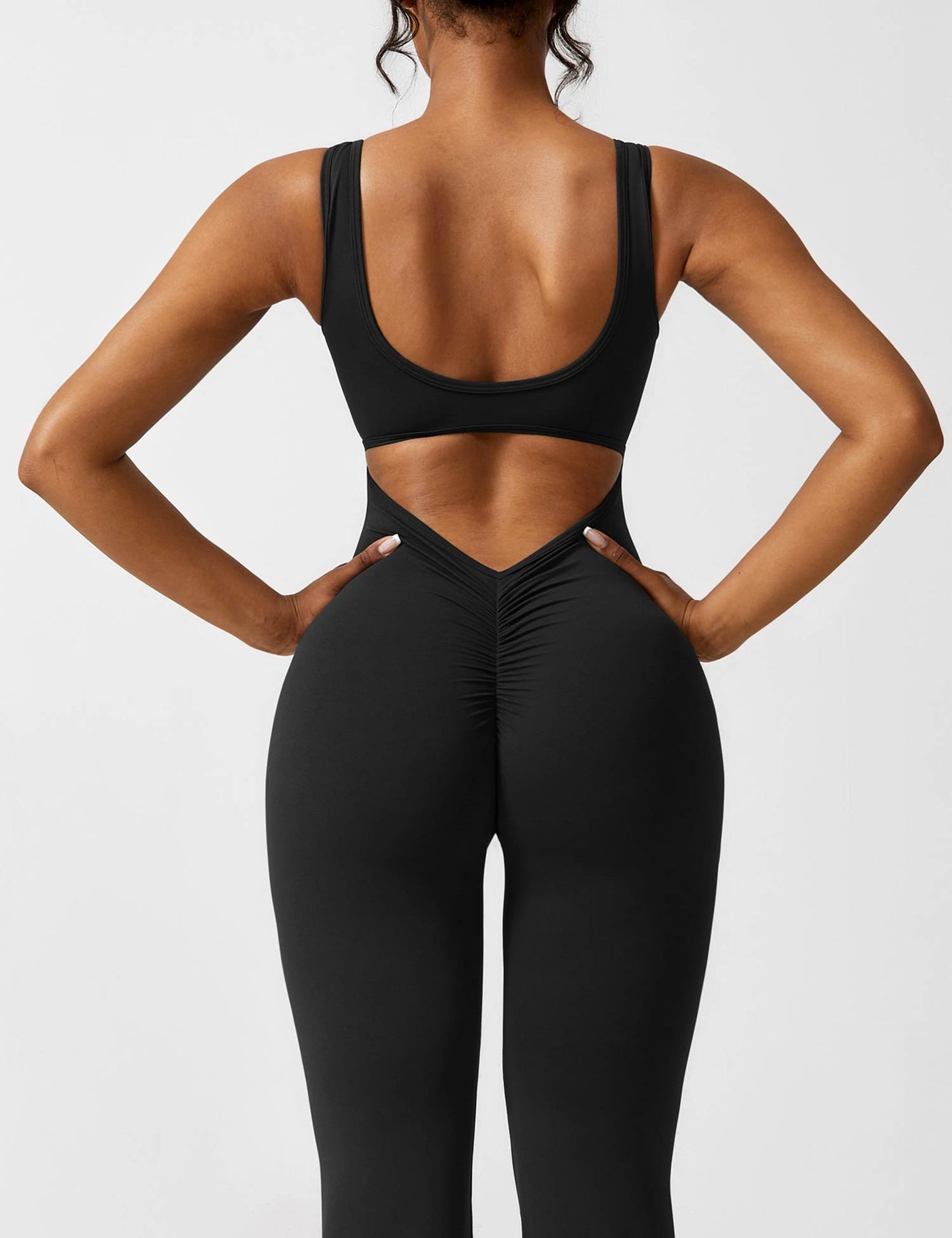 Nyla™ V-Back Flared Jumpsuit