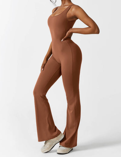 Nyla™ V-Back Flared Jumpsuit