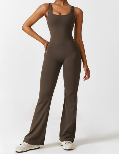 Nyla™ V-Back Flared Jumpsuit