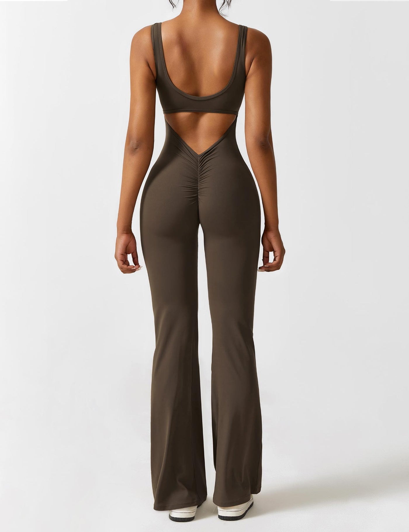 Nyla™ V-Back Flared Jumpsuit