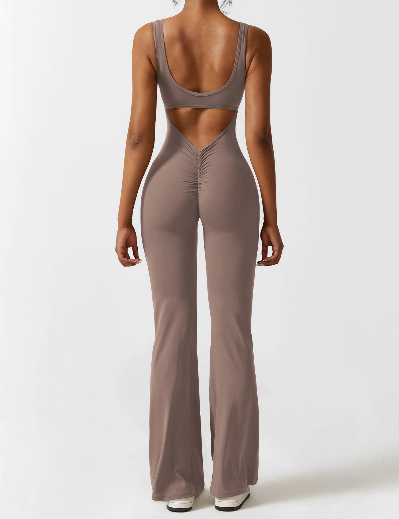 Nyla™ V-Back Flared Jumpsuit