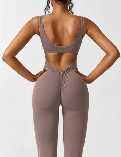 Nyla™ V-Back Flared Jumpsuit