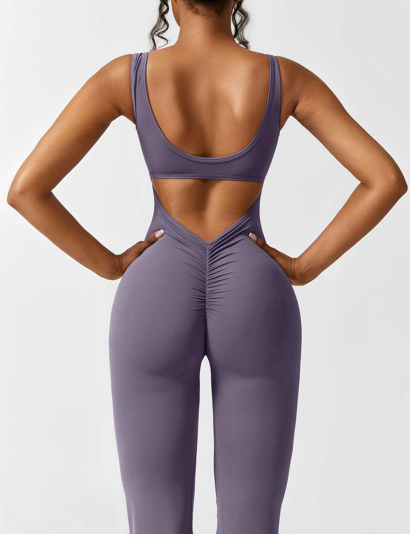 Nyla™ V-Back Flared Jumpsuit