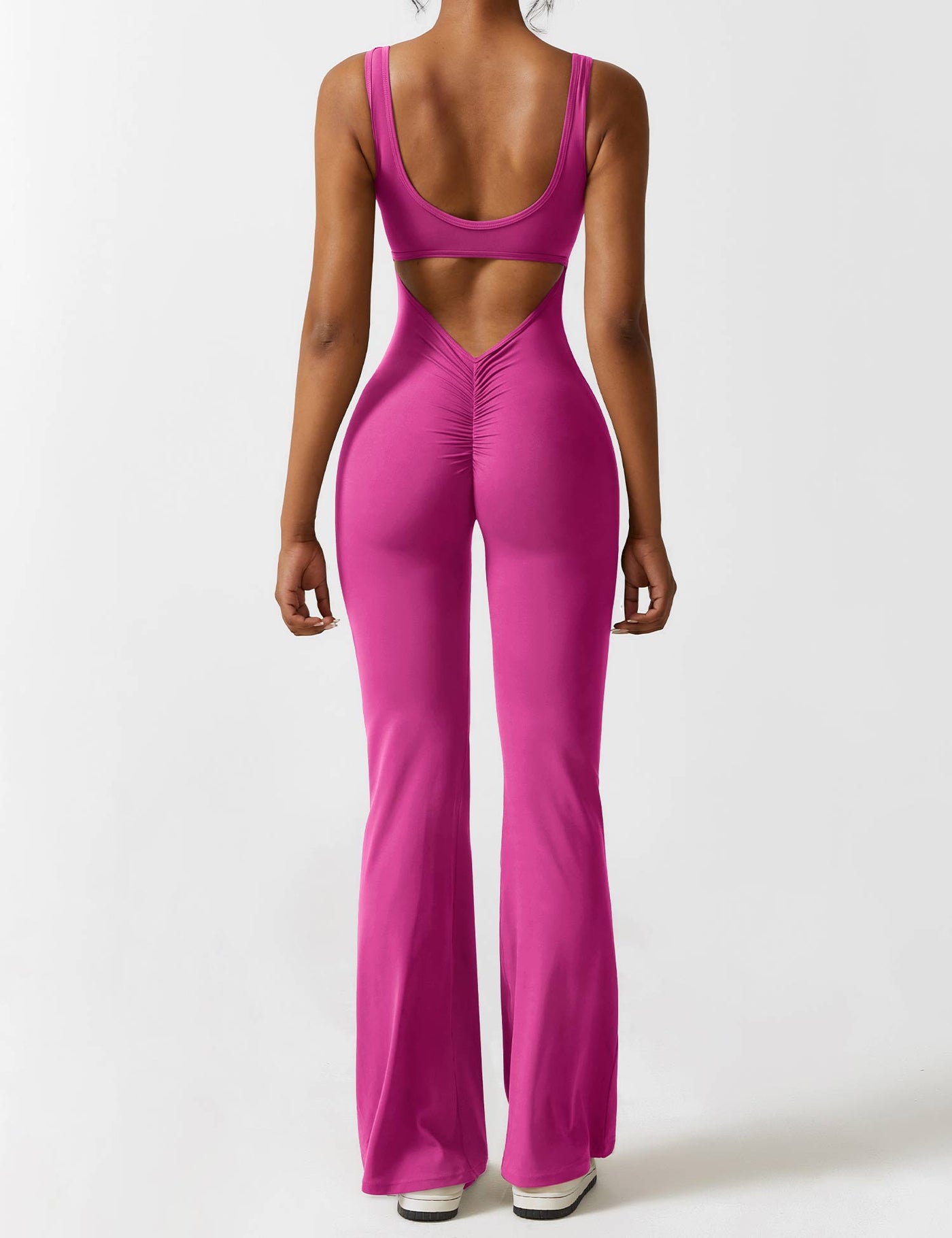 Nyla™ V-Back Flared Jumpsuit