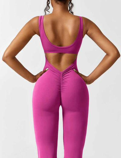 Nyla™ V-Back Flared Jumpsuit