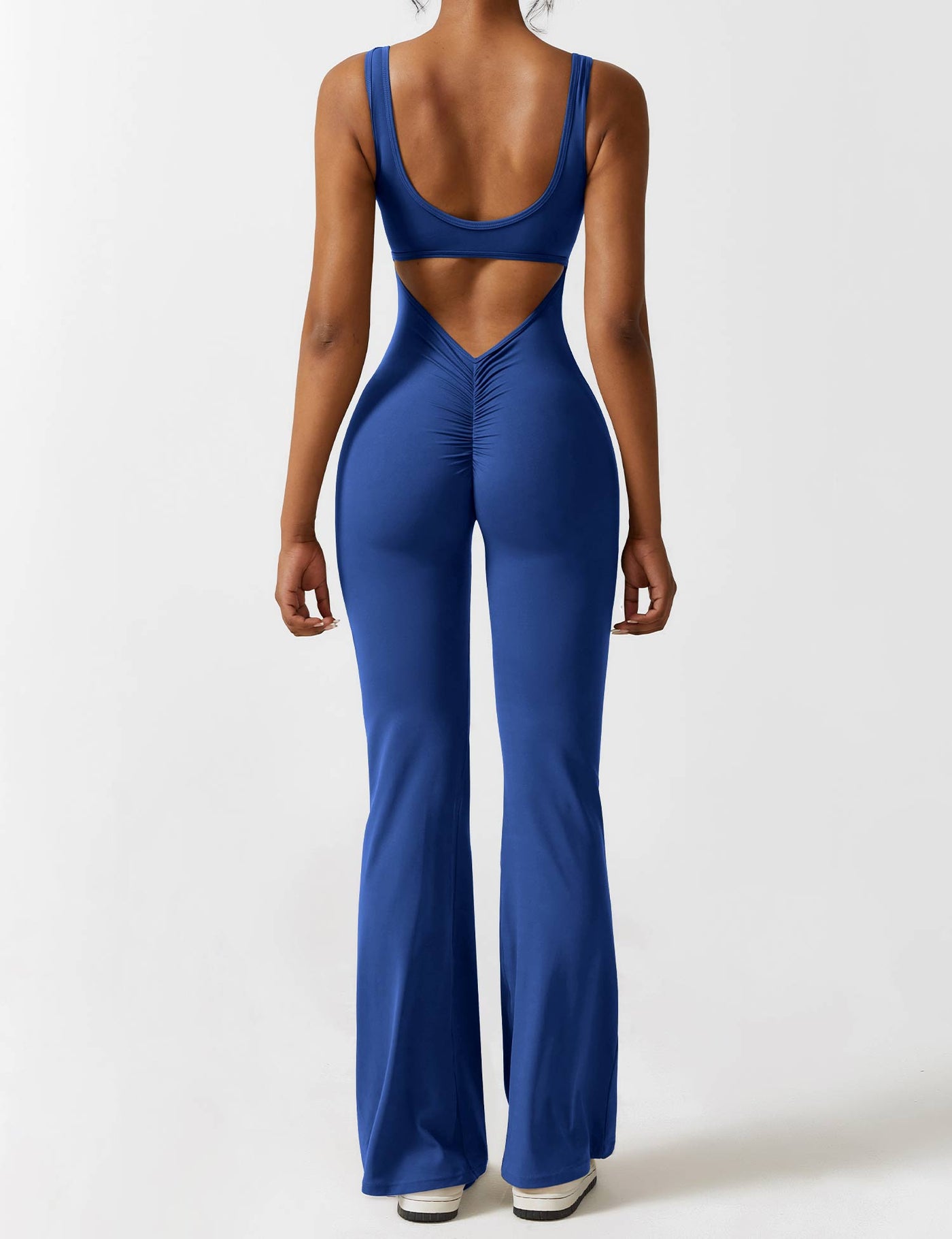 Nyla™ V-Back Flared Jumpsuit