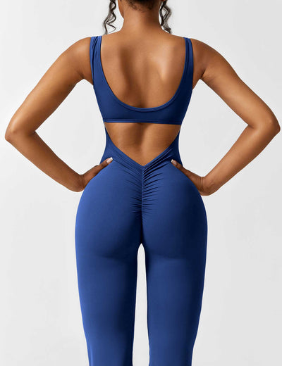 Nyla™ V-Back Flared Jumpsuit