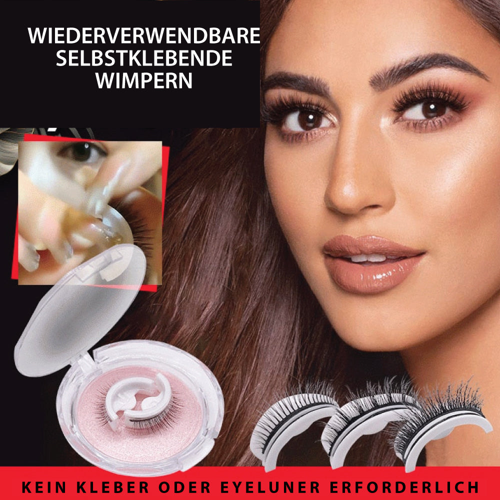 Lashys™ Wiederverwendbare selbstklebende Wimpern