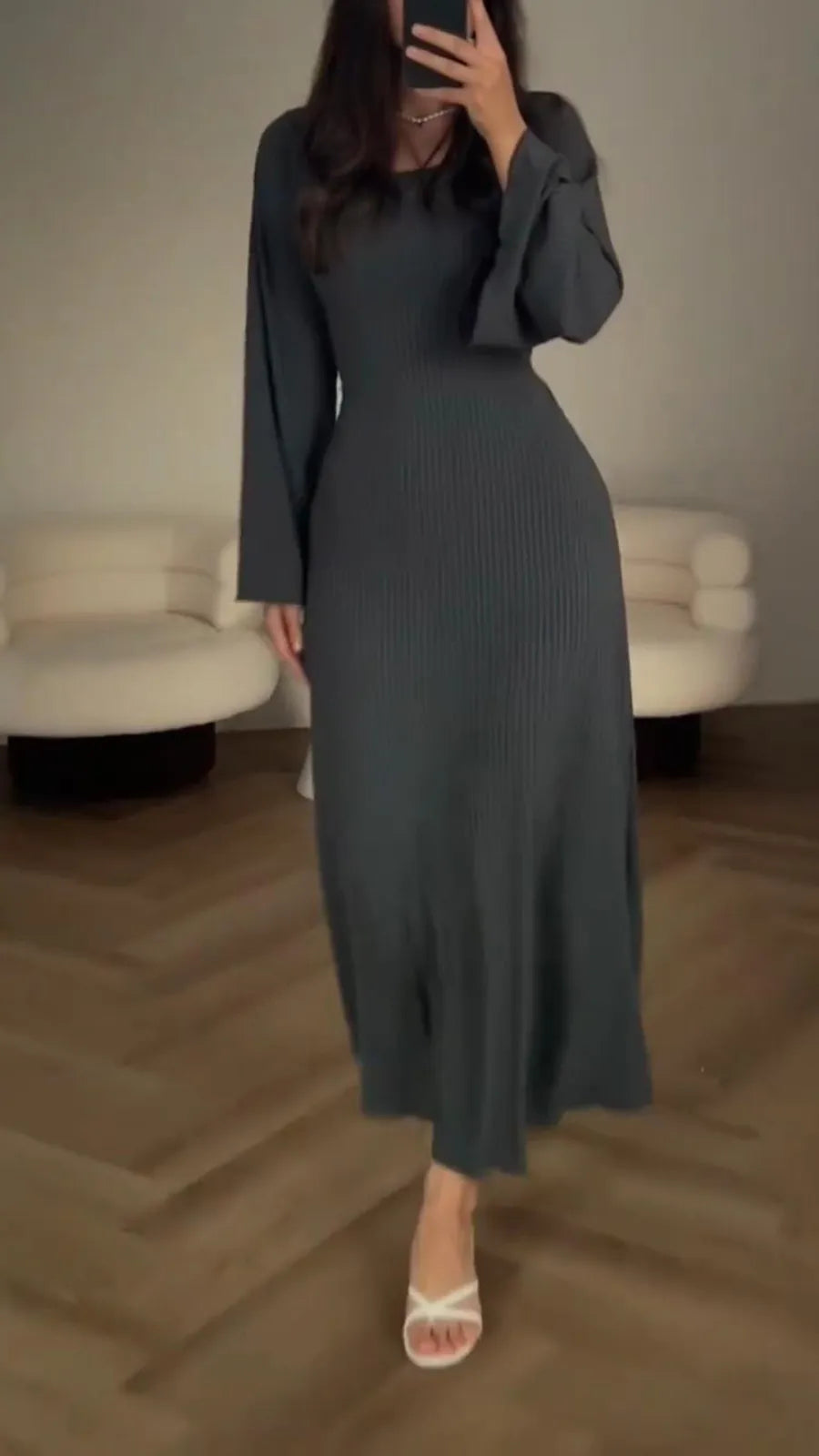 Salma™ Elegantes Bodycon Maxikleid (Nur heute 50% Rabatt)