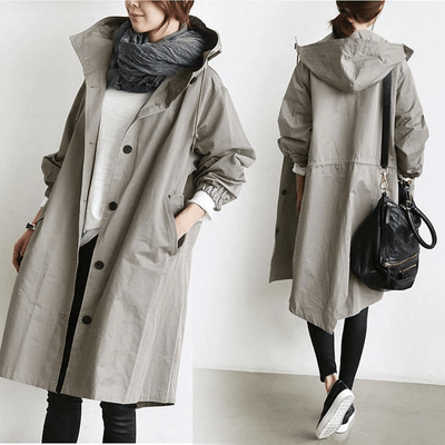 Adeline™ Wasserdichte Jacke mit Kapuze