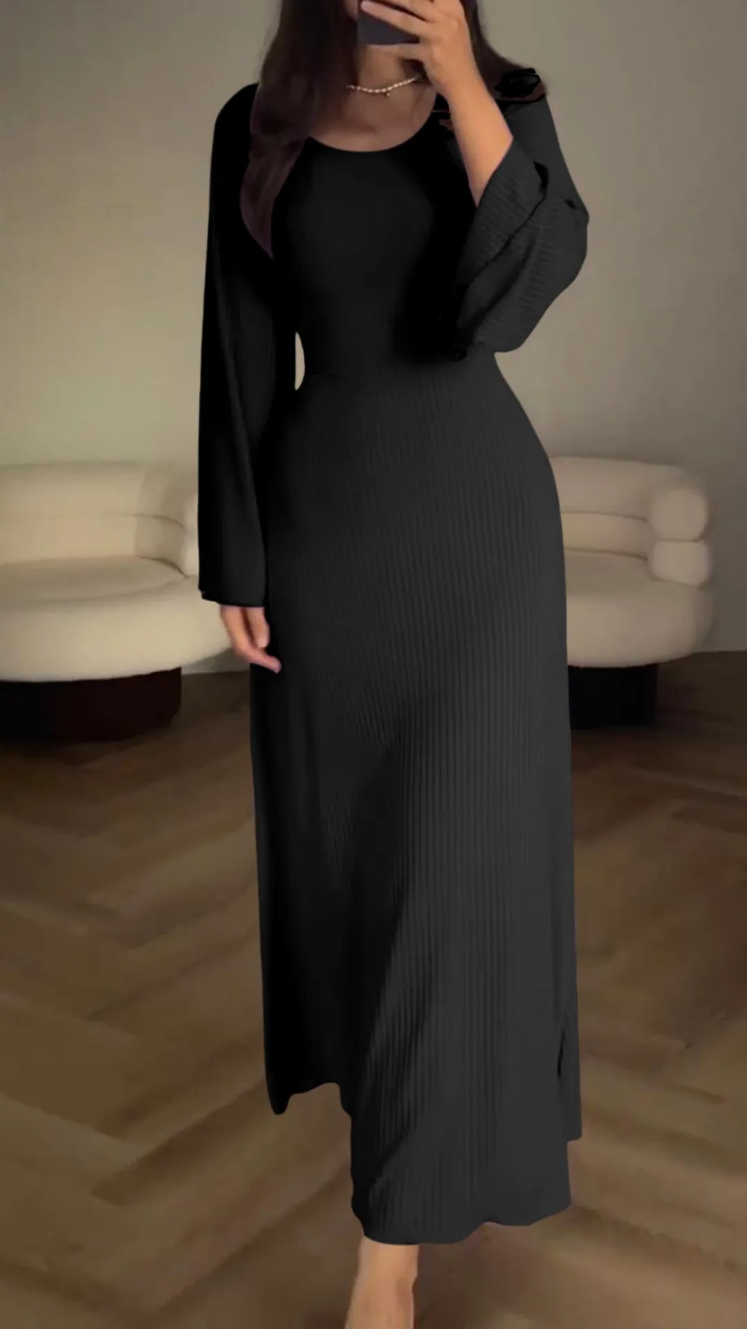 Salma™ Elegantes Bodycon Maxikleid (Nur heute 50% Rabatt)